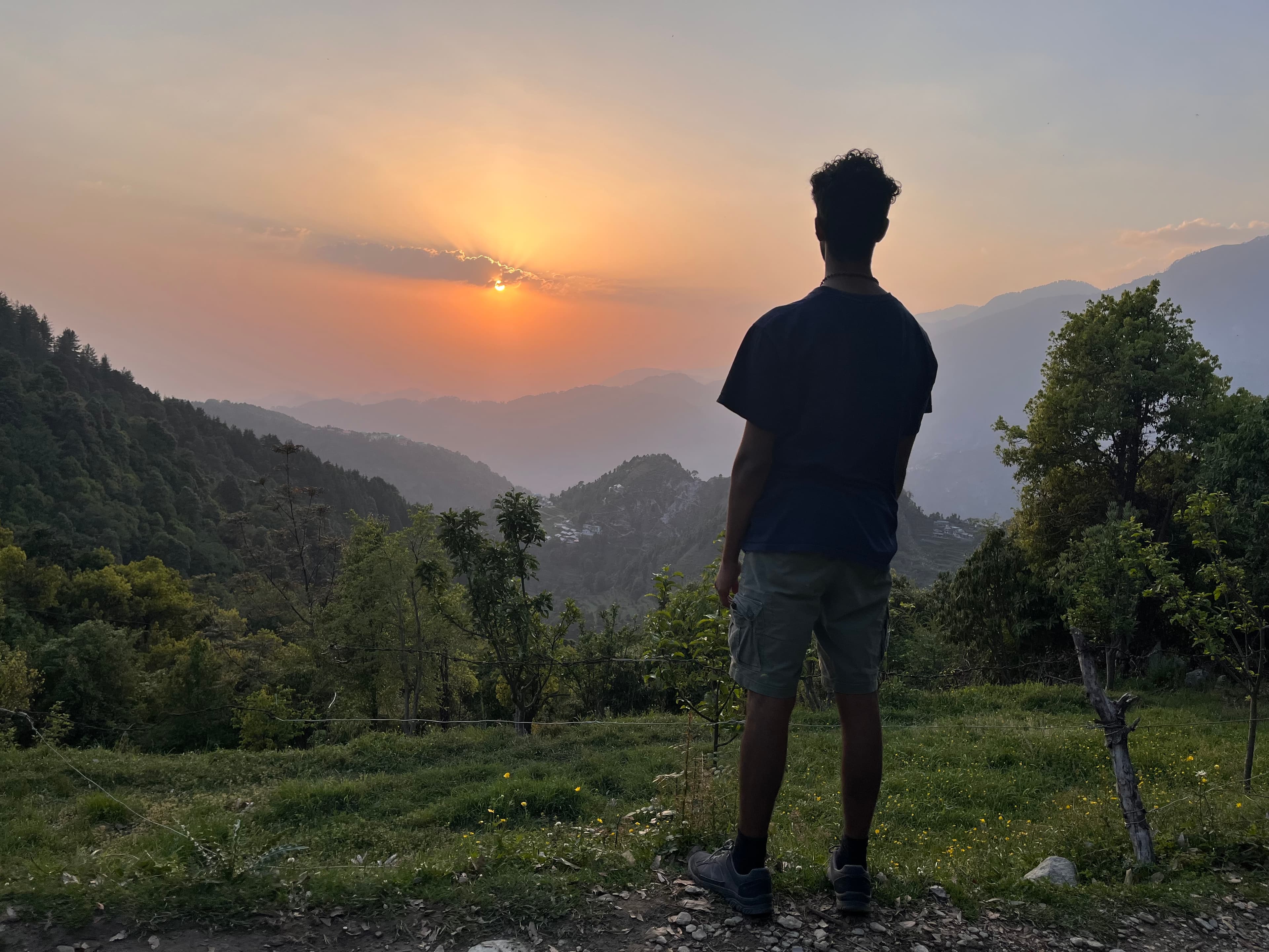 Sunset moments in the mountains