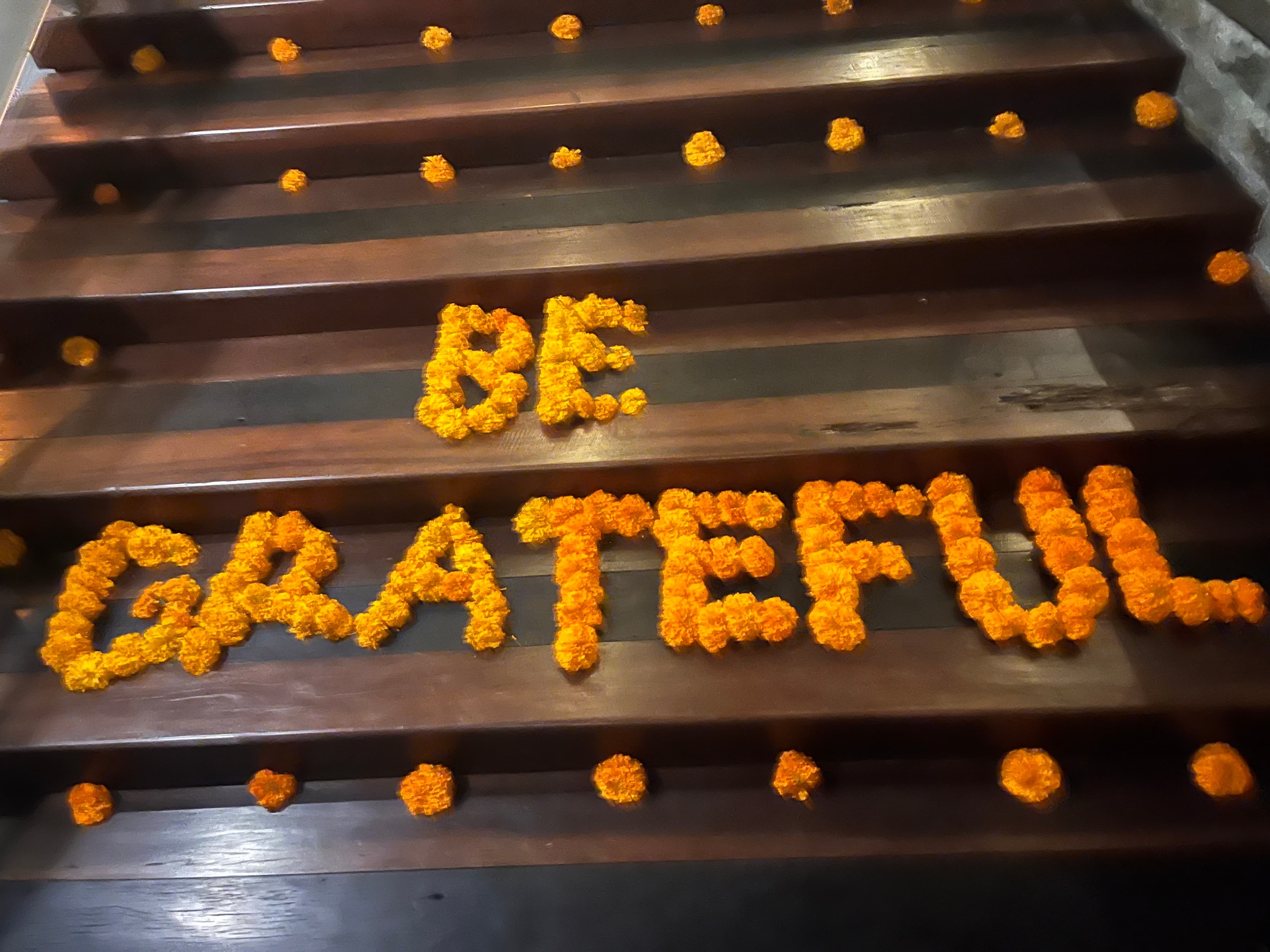 BE GRATEFUL - A daily reminder