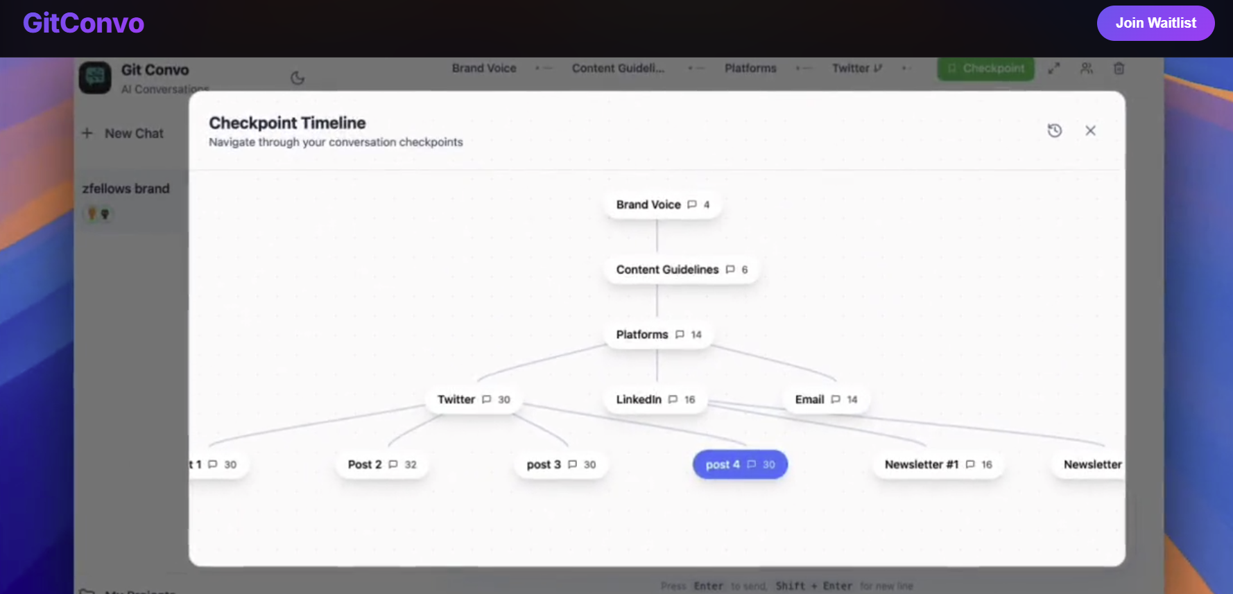 Gitconvo project screenshot