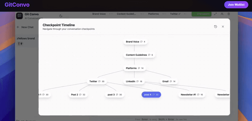 Gitconvo project screenshot